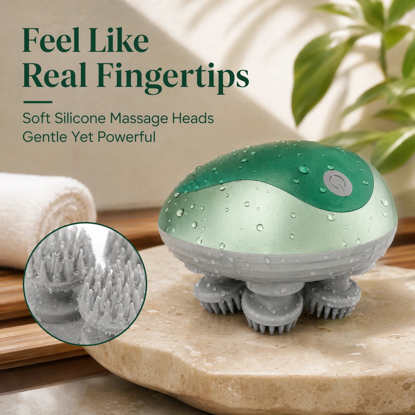 ApexPrime™ Smart Waterproof Electric Scalp Massager