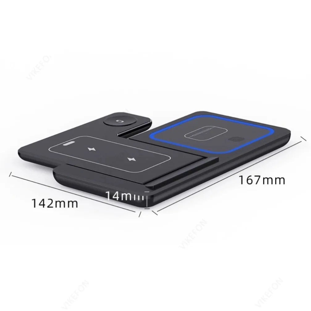 ApexPrime™ 3-in-1 Magnetic Fast Wireless Charging Dock