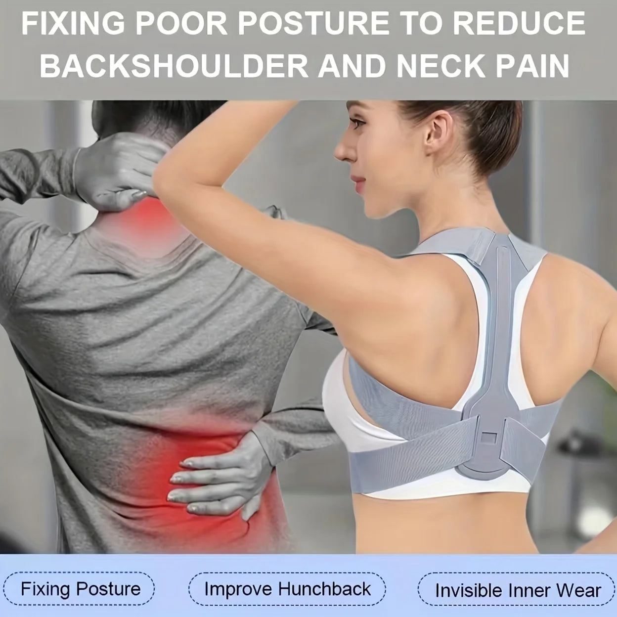 ApexPrime™ Ergonomic Adjustable Posture Support Brace
