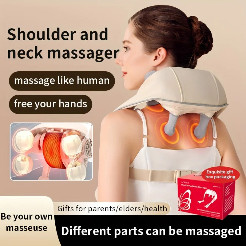ApexPrime™ Deep-Tissue Electric Neck & Shoulder Massager