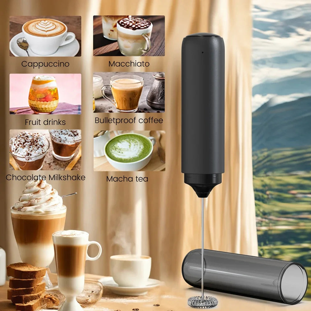 ApexPrime™ Handheld Rechargeable Electric Drink Frother