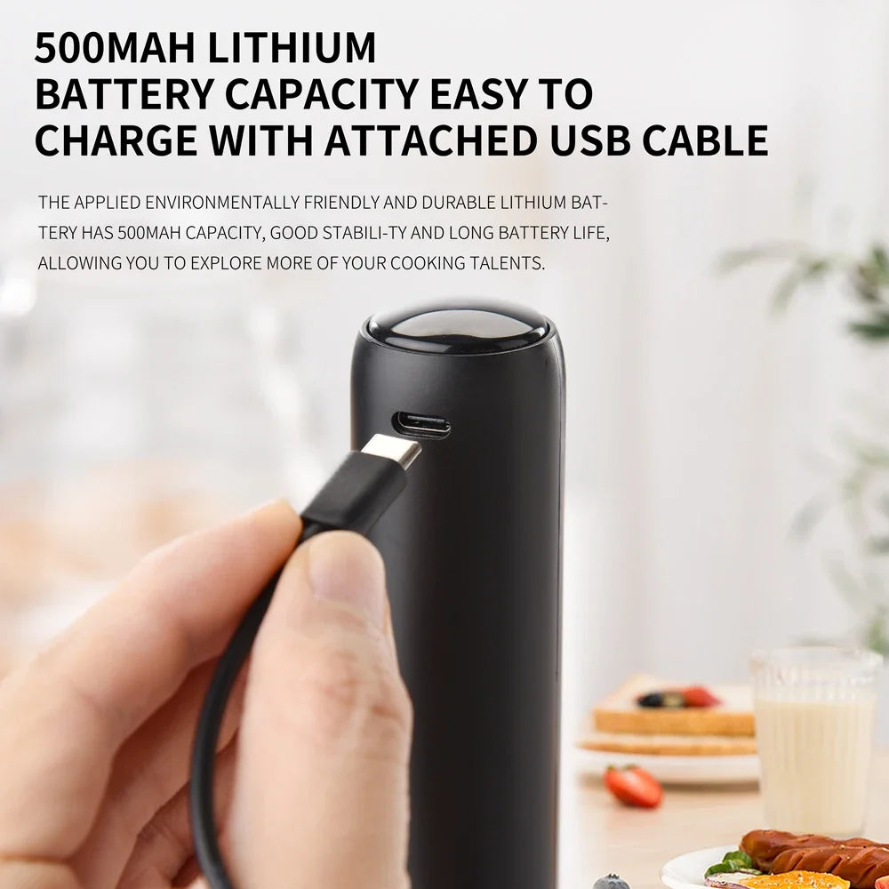 ApexPrime™ Handheld Rechargeable Electric Drink Frother
