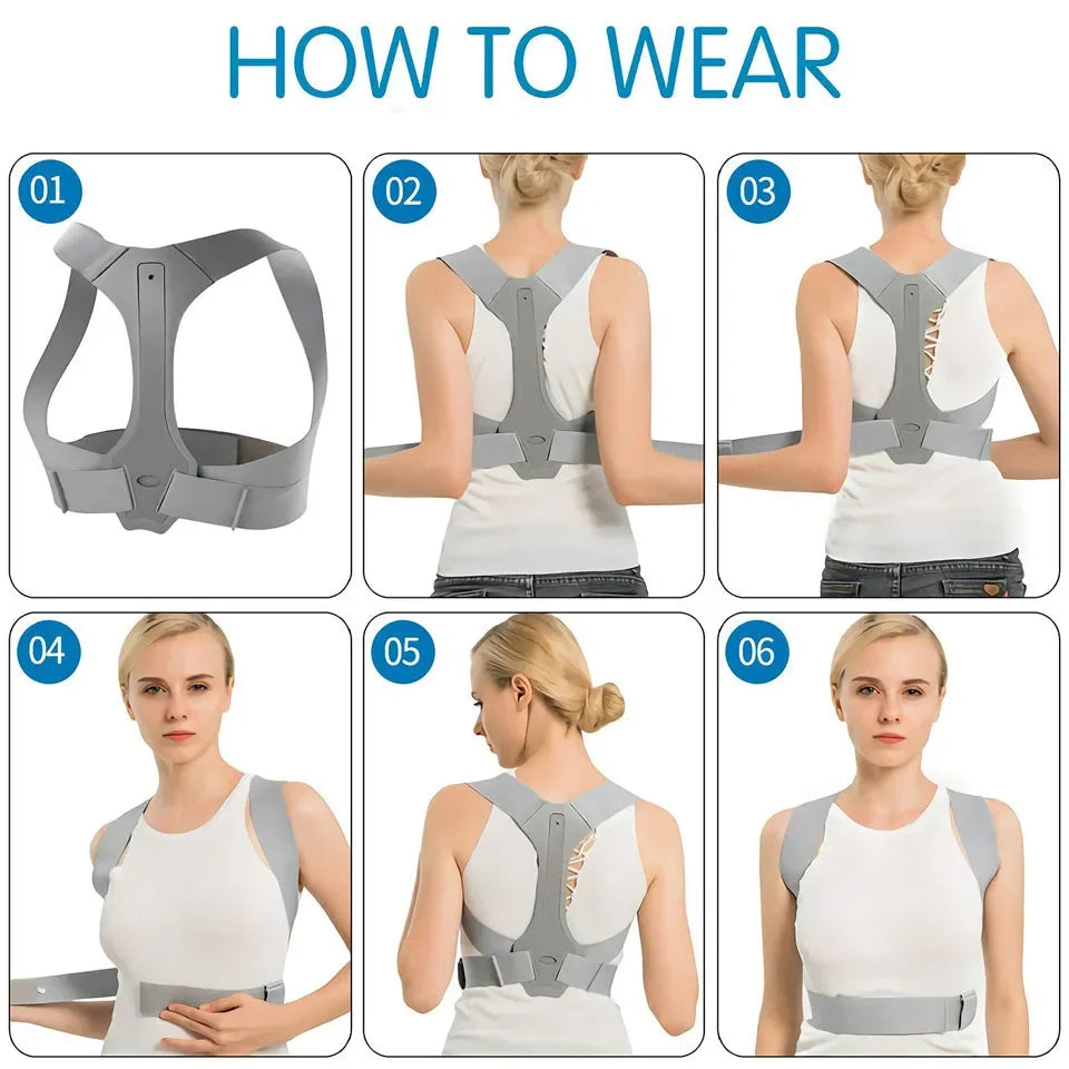 ApexPrime™ Ergonomic Adjustable Posture Support Brace